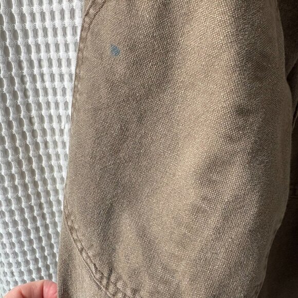 Vintage Saratoga Sport 90s taupe barn jacket chore coat men's large gorpcore - Picture 5 of 6